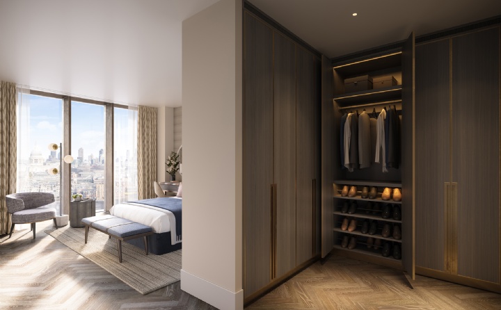 triptych wardrobe